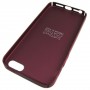 для Apple iPhone 5S / iPhone SE Пластиковый чехол-накладка Knight бордовый (Wine Red)