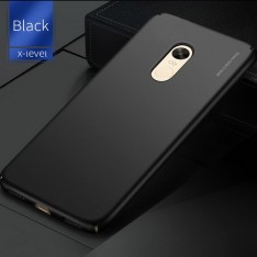 Чехол-накладка для Samsung Galaxy A8 2018, Пластиковый, бренд X-level, серия Knight, цвет чёрный