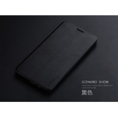 для Samsung Galaxy A7 SM-A700F чехол-книжка X-level серии FibColor чёрный