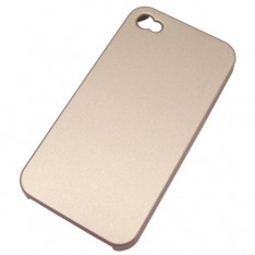 для Apple iPhone 4 / 4S Пластиковый чехол-накладка Metallic золотой