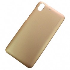 для HTC Desire 728G Пластиковый чехол-накладка Metallic золотой