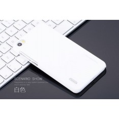 для Huawei Honor 6 Пластиковый чехол-накладка Metallic белый