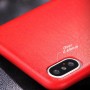 для Apple iPhone X / iPhone 10 Чехол-накладка Pipilu X-Level серия Vintage красный