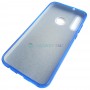Плотный силиконовый чехол с блёстками для Huawei P40 Lite E, синий
