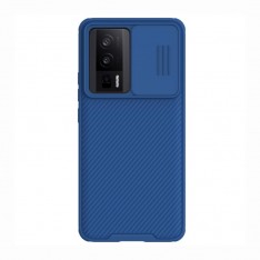 Чехол Nillkin CamShield Pro с крышкой-слайдером для Xiaomi Redmi Poco F5 Pro/ K60/ K60 Pro, синий