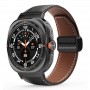 Кожаный ремешок универсальный для часов 22 mm, Dux Ducis Ya Series черный