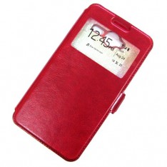 для Nokia 5 чехол-книга с силиконовым основанием Experts с окном красный
