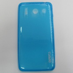 для Huawei Ascend G510 Ультратонкий силиконовый чехол-накладка Experts Fine TPU Case голубой