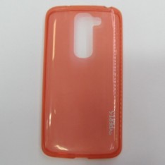 для LG G2 Mini (D618) Ультратонкий силиконовый чехол-накладка Experts Fine TPU Case красный