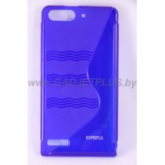 для Huawei Ascend G6 чехол-накладка силиконовый Experts TPU Case синий
