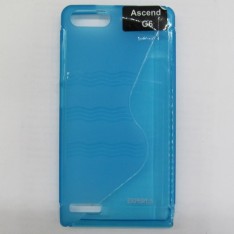 для Huawei Ascend G6 чехол-накладка силиконовый Experts TPU Case голубой