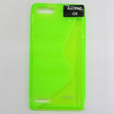 для Huawei Ascend G6 чехол-накладка силиконовый Experts TPU Case зеленый