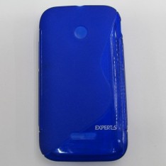 для Huawei Ascend Y210D (U8685D) чехол-накладка силиконовый Experts TPU Case синий