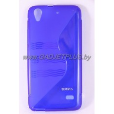 для Huawei Ascend G620s чехол-накладка силиконовый Experts TPU Case синий