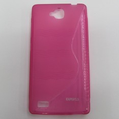 для Huawei Honor 3C чехол-накладка силиконовый Experts TPU Case розовый