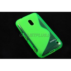 для Nokia Lumia 620 Чехол-накладка силиконовый Experts "TPU CASE" зеленый