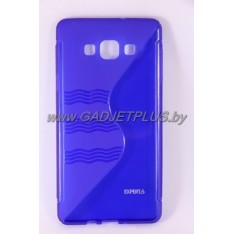 для Samsung Galaxy A7 SM-A700F чехол-накладка силиконовый Experts TPU Case синий