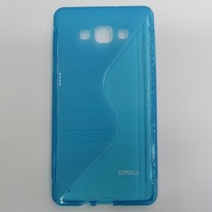 для Samsung Galaxy A7 SM-A700F чехол-накладка силиконовый Experts TPU Case голубой