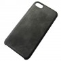 для Apple iPhone 7 чехол-накладка из PU кожи GADJET темно-серый