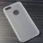 для Apple iPhone 7 Матовый ультратонкий силиконовый чехол-накладка GADJET+ белый