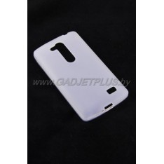 LG L Fino D295 чехол-накладка силиконовый JUST, белый матовый