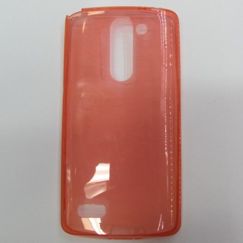 для LG L Prime (D337) Ультратонкий силиконовый чехол-накладка 0.5mm Just Slim красный