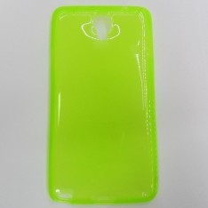 для Samsung Galaxy Note 3 Neo (N7505) Ультратонкий силиконовый чехол-накладка 0.5mm Just Slim зеленый