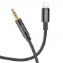 Audio-кабель (AUX) для iPhone Hoco UPA-19, черный