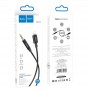Audio-кабель (AUX) для iPhone Hoco UPA-19, черный