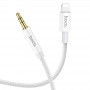 Audio-кабель (AUX) для iPhone Hoco UPA-19, белый