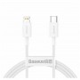 Кабель для зарядки Айфона Baseus Superior Series Fast Charging Data Cable (PD 20W) 0.25m белый