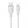 Кабель для зарядки Baseus P10355700221-00 Pudding Series Fast Charging Cable USB to iP 2.4A 1.2m Stellar White