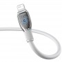 Кабель для зарядки Baseus P10355700221-00 Pudding Series Fast Charging Cable USB to iP 2.4A 1.2m Stellar White