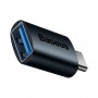 Переходник Type-C - USB Baseus ZJJQ000003, синий титан
