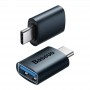 Переходник Type-C - USB Baseus ZJJQ000003, синий титан