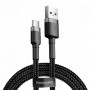 Кабель для айфона 17 (USB - Type-C) Baseus CATKLF-UG1 Cafule Cable 3m Gray+Black