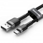 Кабель для айфона 17 (USB - Type-C) Baseus CATKLF-C91 Cafule Cable 2m Red+Black
