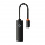 Адаптер Baseus WKQX000301 Lite Series Ethernet Adapter Type-C to RJ45 LAN Port (1000Mbps) Black