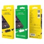 Конвертер 2-в-1 lightning to 3.5mm Borofone BV7, аудио адаптер, чёрный