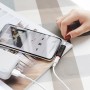Конвертер 2-в-1 lightning to 3.5mm Borofone BV7, аудио адаптер, чёрный