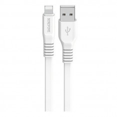 Кабель USB Lightning (Iphone) для зарядки телефона и синхронизации данных, Borofone BX5 1м, цвет белый