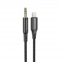 AUX кабель для iPhone Borofone BL7, чёрный