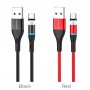 USB Кабель BU16 Type-C, Borofone, магнитный, черный