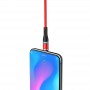 USB Кабель BU16 Type-C, Borofone, магнитный, красный