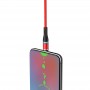USB Кабель BU16 Micro, Borofone, магнитный, красный