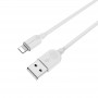 USB Кабель BX14 Lighting, Borofone, белый 1м