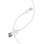 USB Кабель BX14 Lighting, Borofone, белый 1м