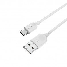 USB Кабель BX14 Type-C, Borofone, белый 1м