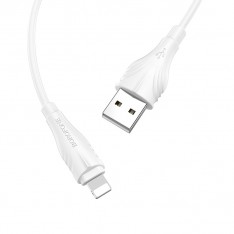 USB Кабель BX18 Lighting, Borofone, белый 1м
