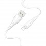 USB Кабель BX18 Lighting, Borofone, белый 1м